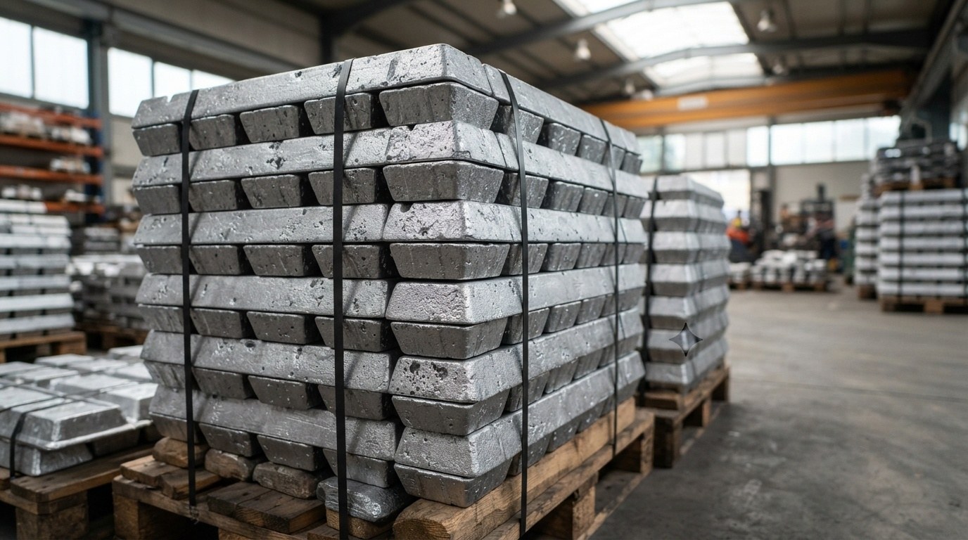 Aluminium ingots