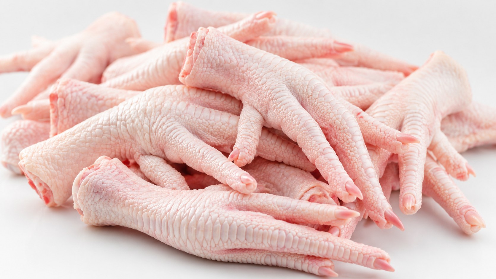 Frozen chicken paws